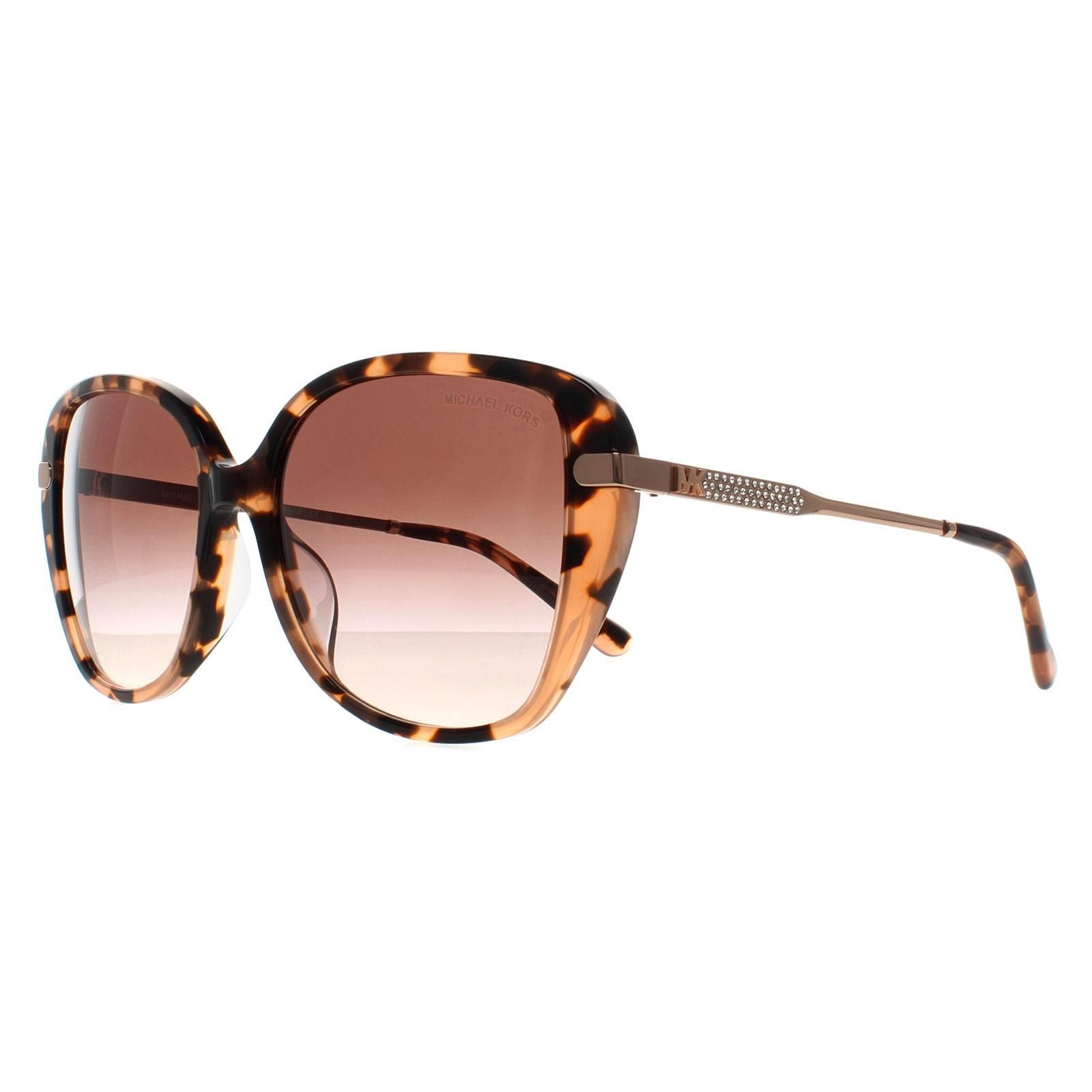 Michael Kors Square Pink Tortoise Brown Pink Gradient MK2185BU image 2