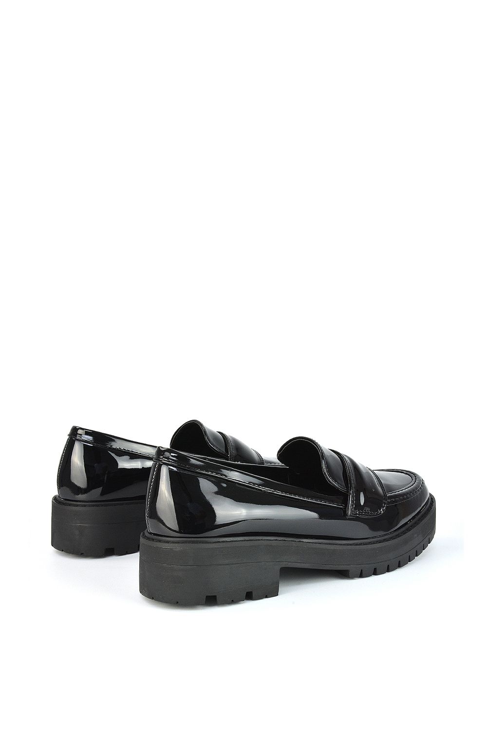 XY London 'Kourtney' Chunky Sole Slip on Flat Loafers image 4