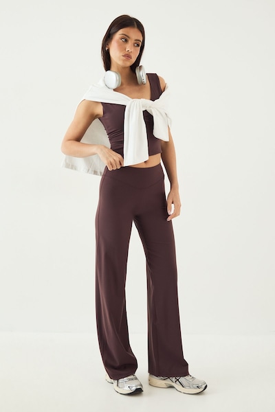 DSGN Studio DSGN Studio Ultra Sculpt Straight Leg Trouser Chocolate