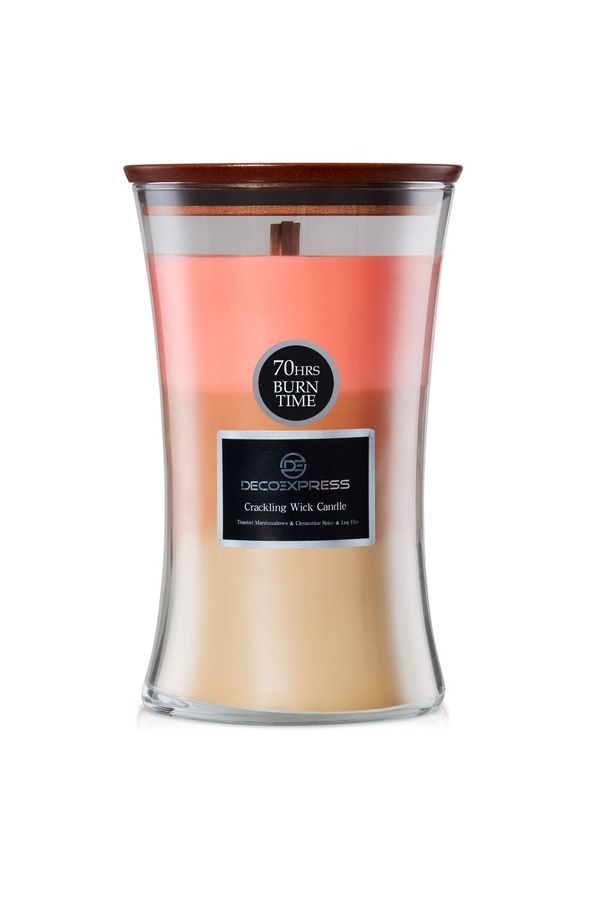 Deco Express Woodwick Candles - 3 Mixed Scented