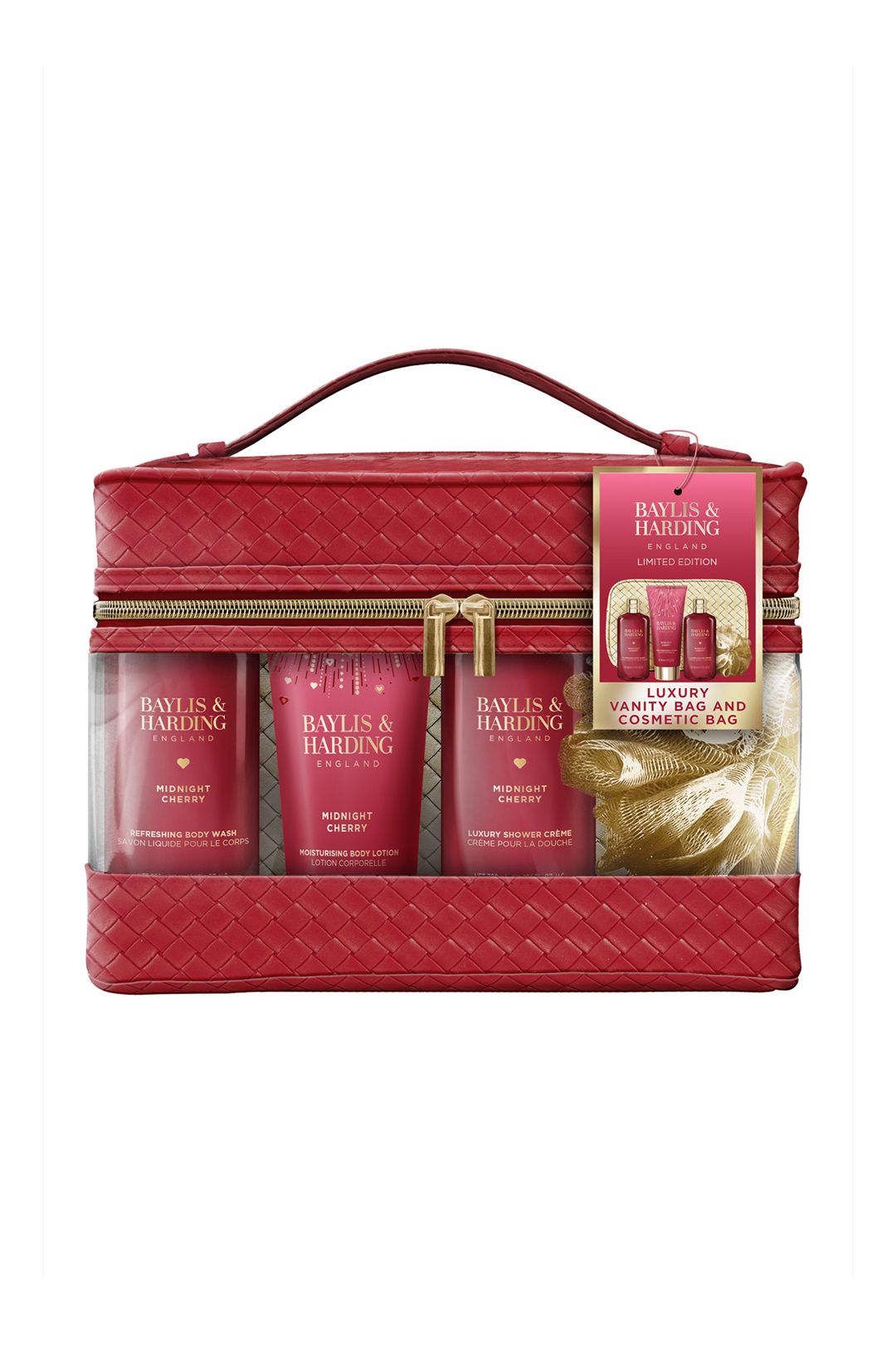 Baylis & Harding Midnight Cherry Bags Of Beauty Gift Set Multi image 1