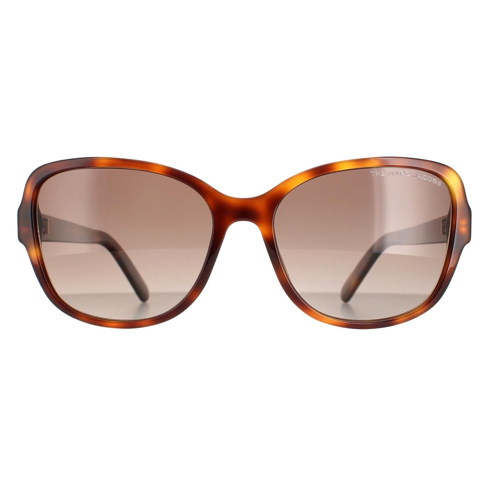Marc Jacobs Cat Eye Havana Gold Brown Gradient Polarised MARC 528/S