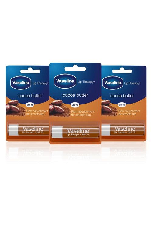 Vaseline Cocoa Butter Rich Nourishment Lip Therapy 'Lip Balm' Stick, 3 x 4g image 1