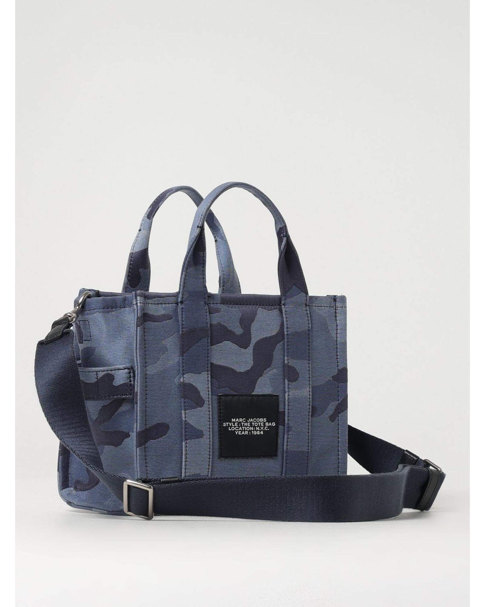 Marc Jacobs Mini Tote Camouflage Embroidery Wo - Blue Handbags image 2