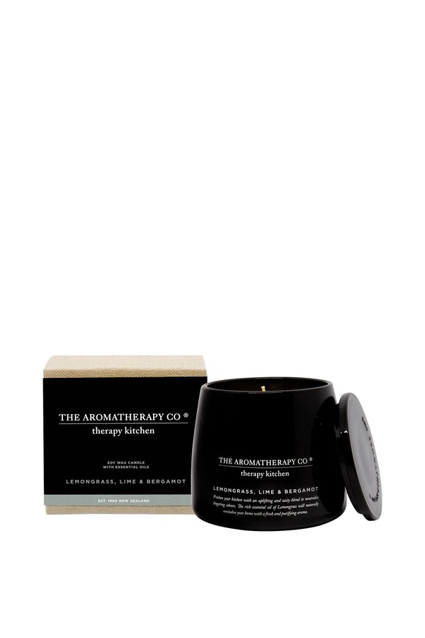 The Aromatherapy Company Therapy Kitchen Candle Lemongrass, Lime & Bergamot 260g
