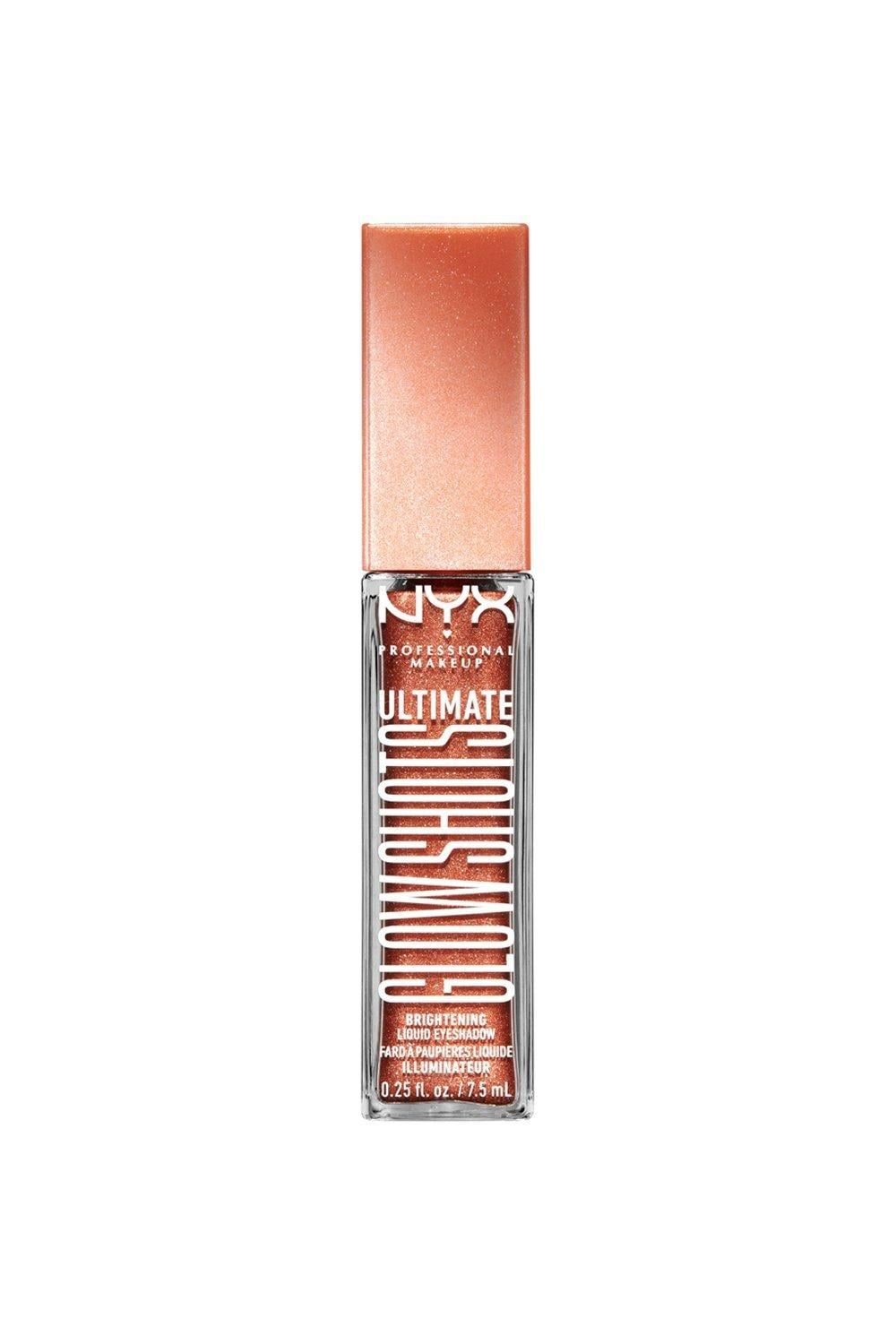 NYX Professional Makeup Ultimate Glow Shots Liquid Eyeshadow Clementine Fine image 1