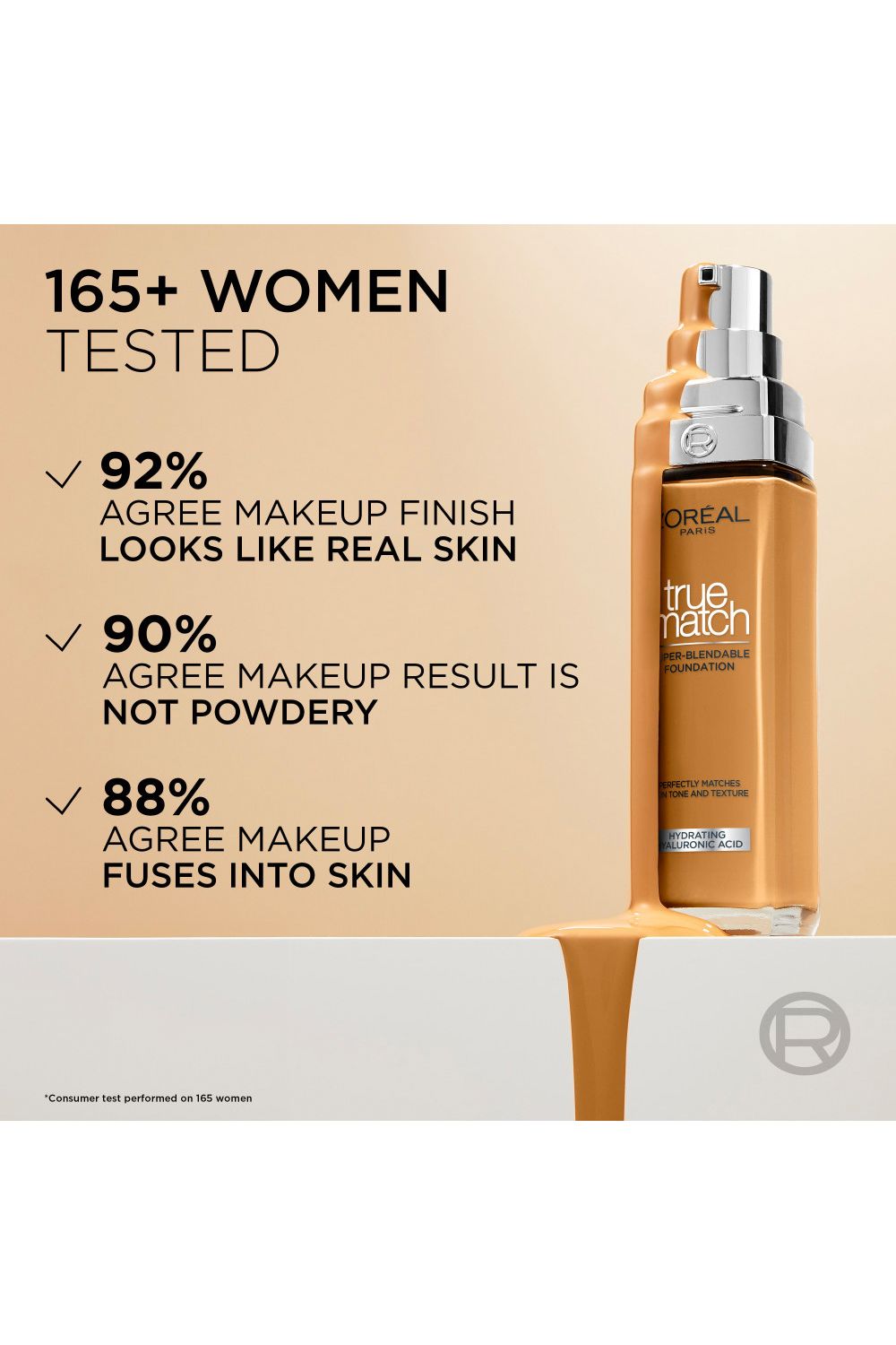 L'Oréal Paris True Match Liquid Foundation with SPF and Hyaluronic Acid 4_5w image 7