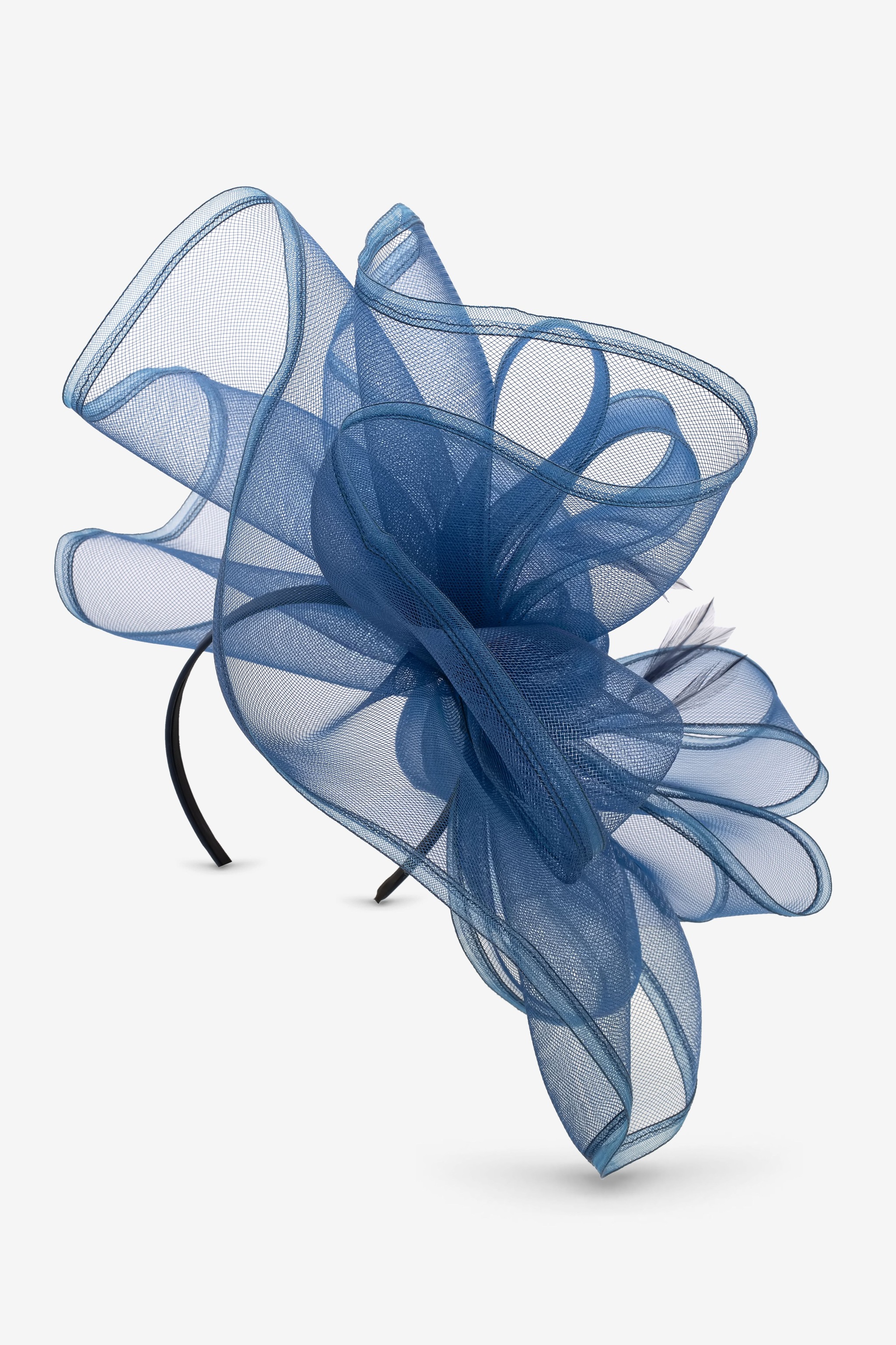 Jon Richard Navy Large Hat Fascinator