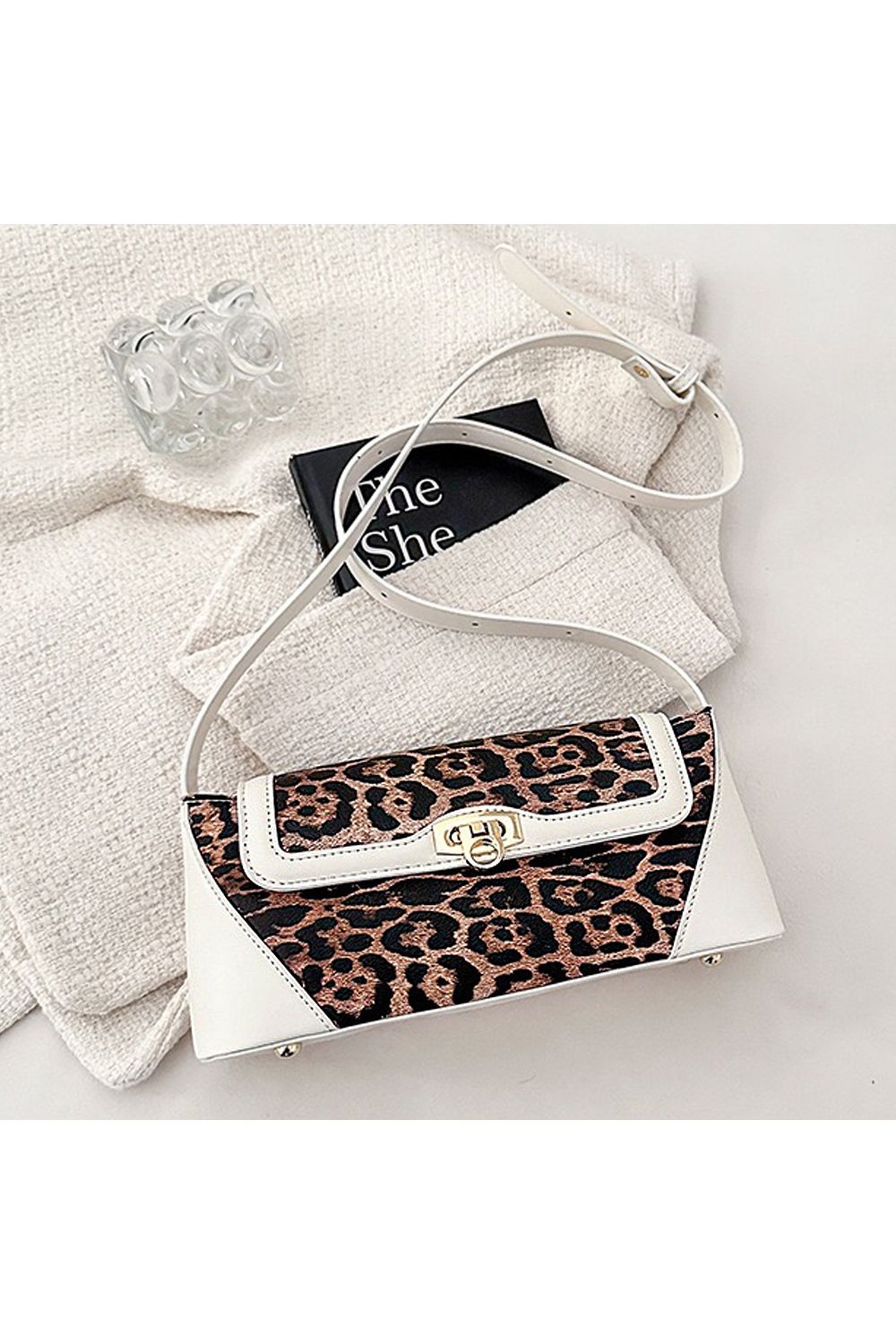 XY London 'Tiff' Women's Leopard Pattern Shoulder Bag image 5