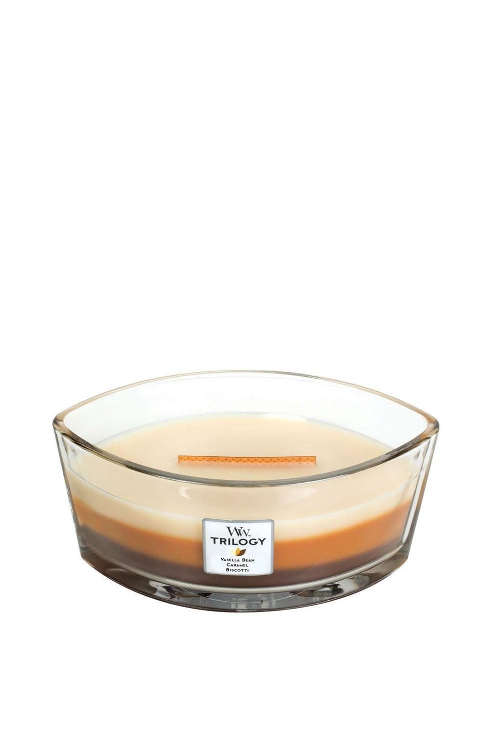 Woodwick Trilogy Café Sweets Ellipse Candle Multi image 2