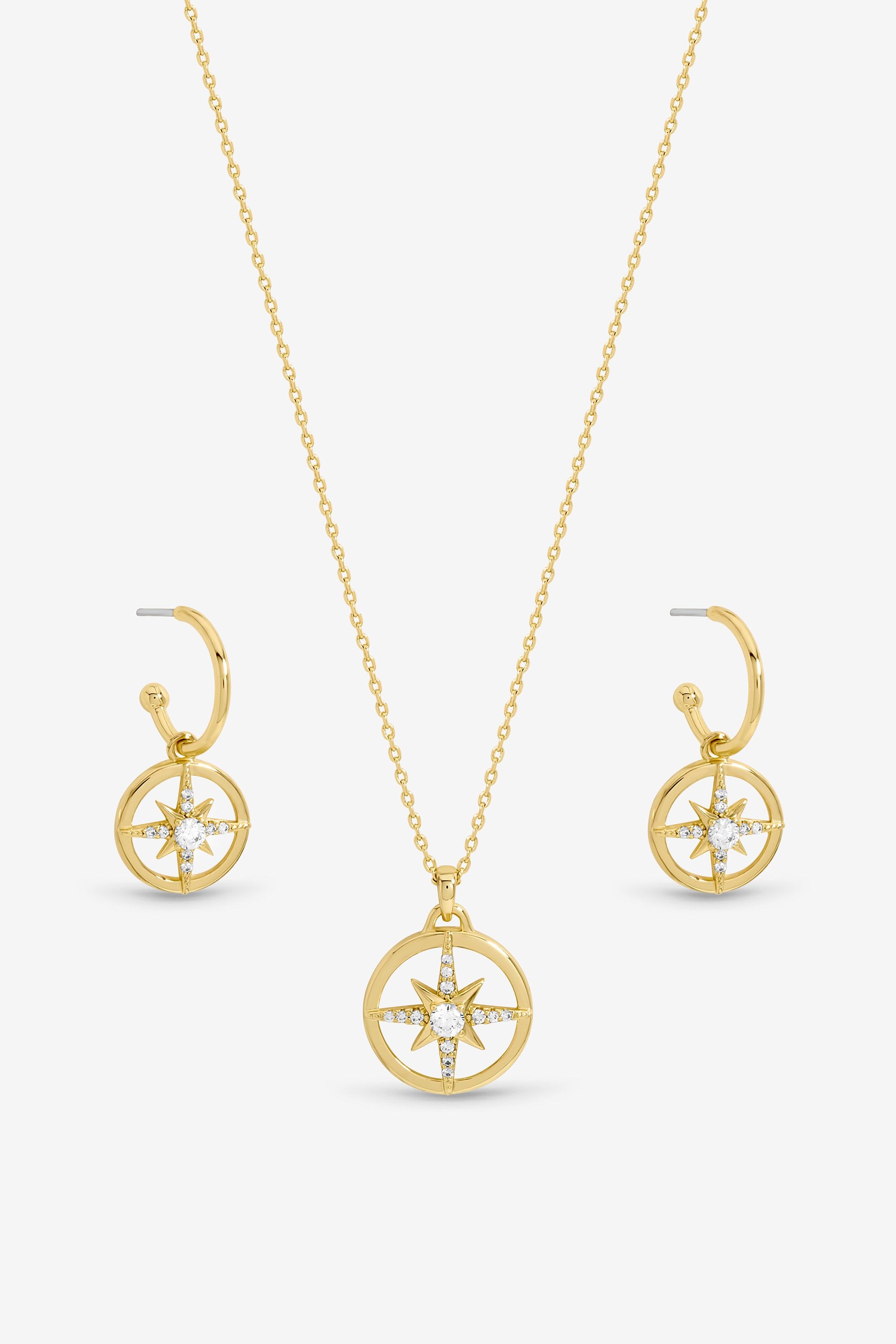 Inicio Gold Plated and Mother of Pearl Celestial Starburst Set - Gift Box image 2