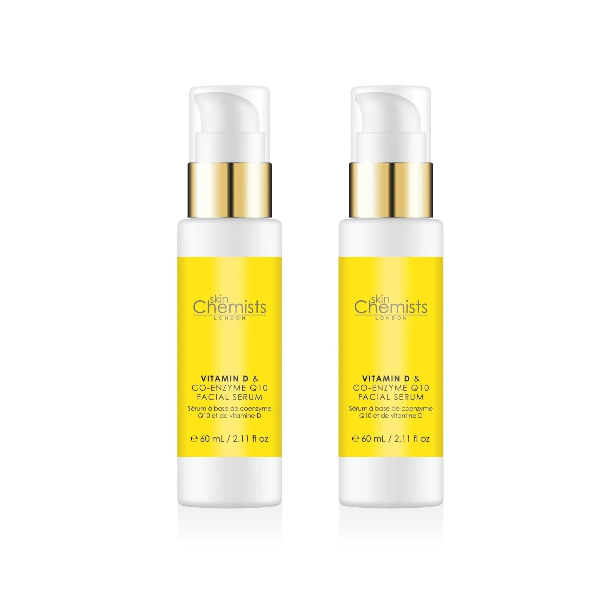 skinChemists professional Vitamin D Co-Enzyme Q10 & Vitamin D Serum 50ml x 2 Duo Set image 1