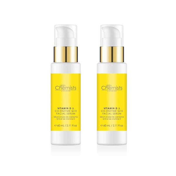 skinChemists professional Vitamin D Co-Enzyme Q10 & Vitamin D Serum 50ml x 2 Duo Set