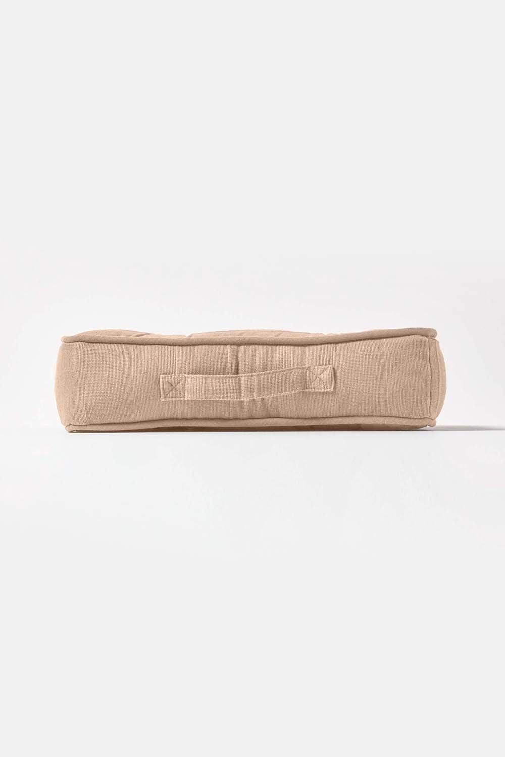 Homescapes Rajput Ribbed Cotton Floor Cushion image 5