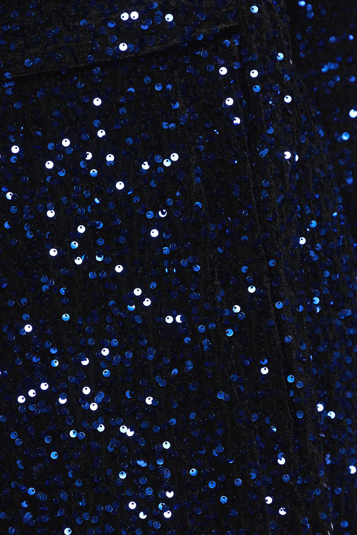 Dorothy Perkins Velvet Sequin Wrap Midi Dress Cobalt image 5