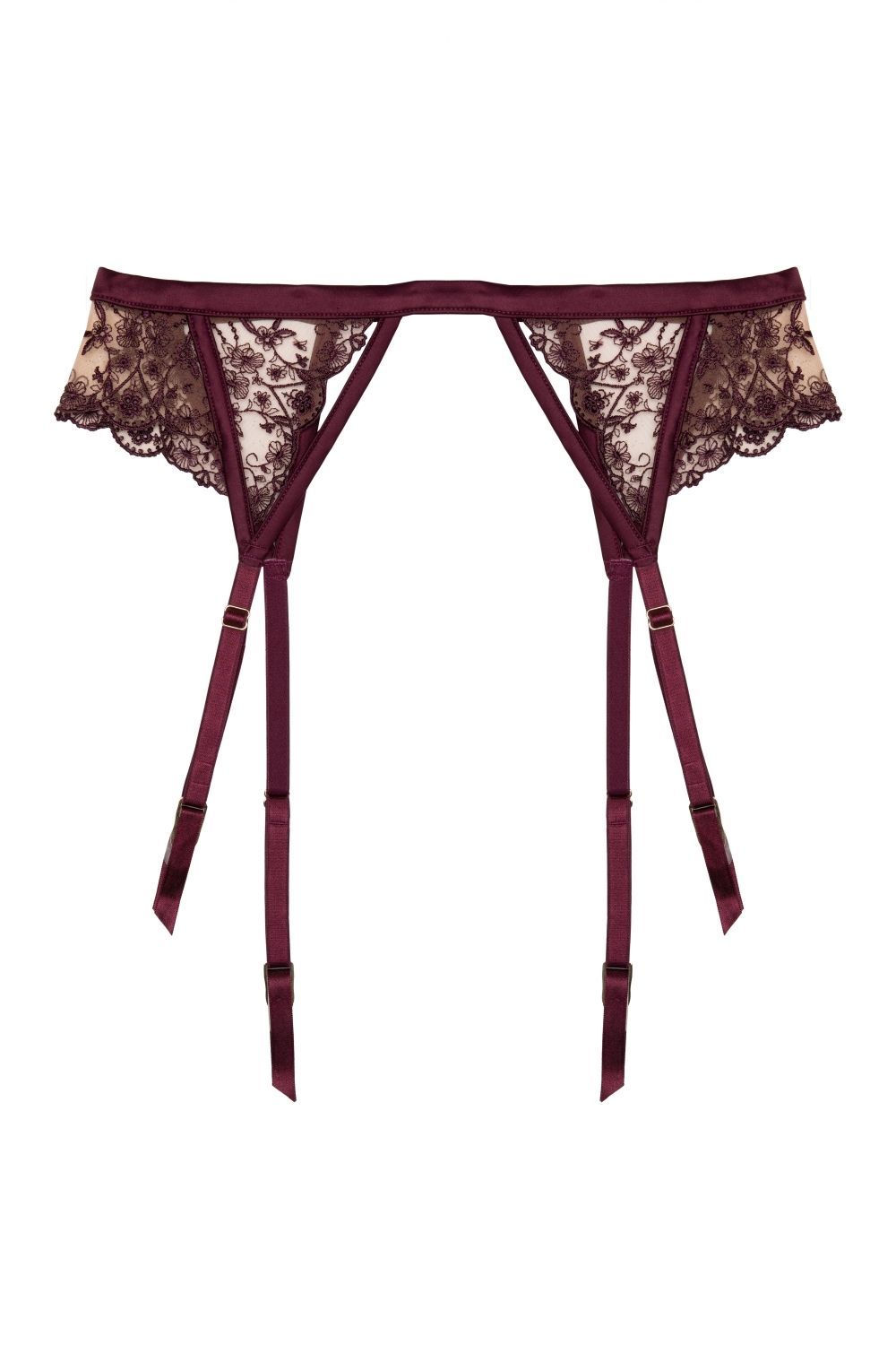 Playful Promises Pip Forest Green Deco Embroidered 'Thong' image 5