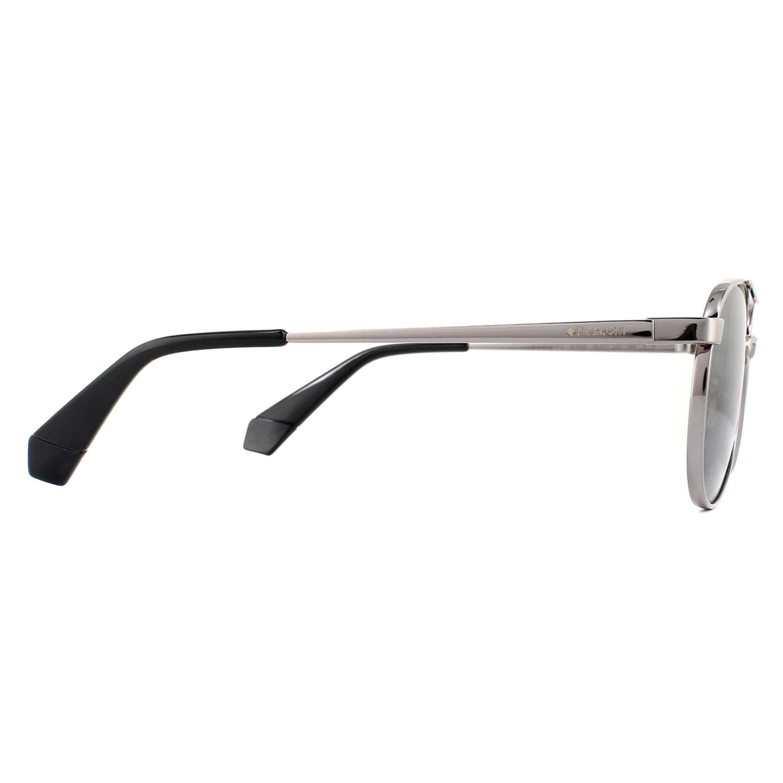 Polaroid Aviator Ruthenium Grey Polarized Sunglasses image 4