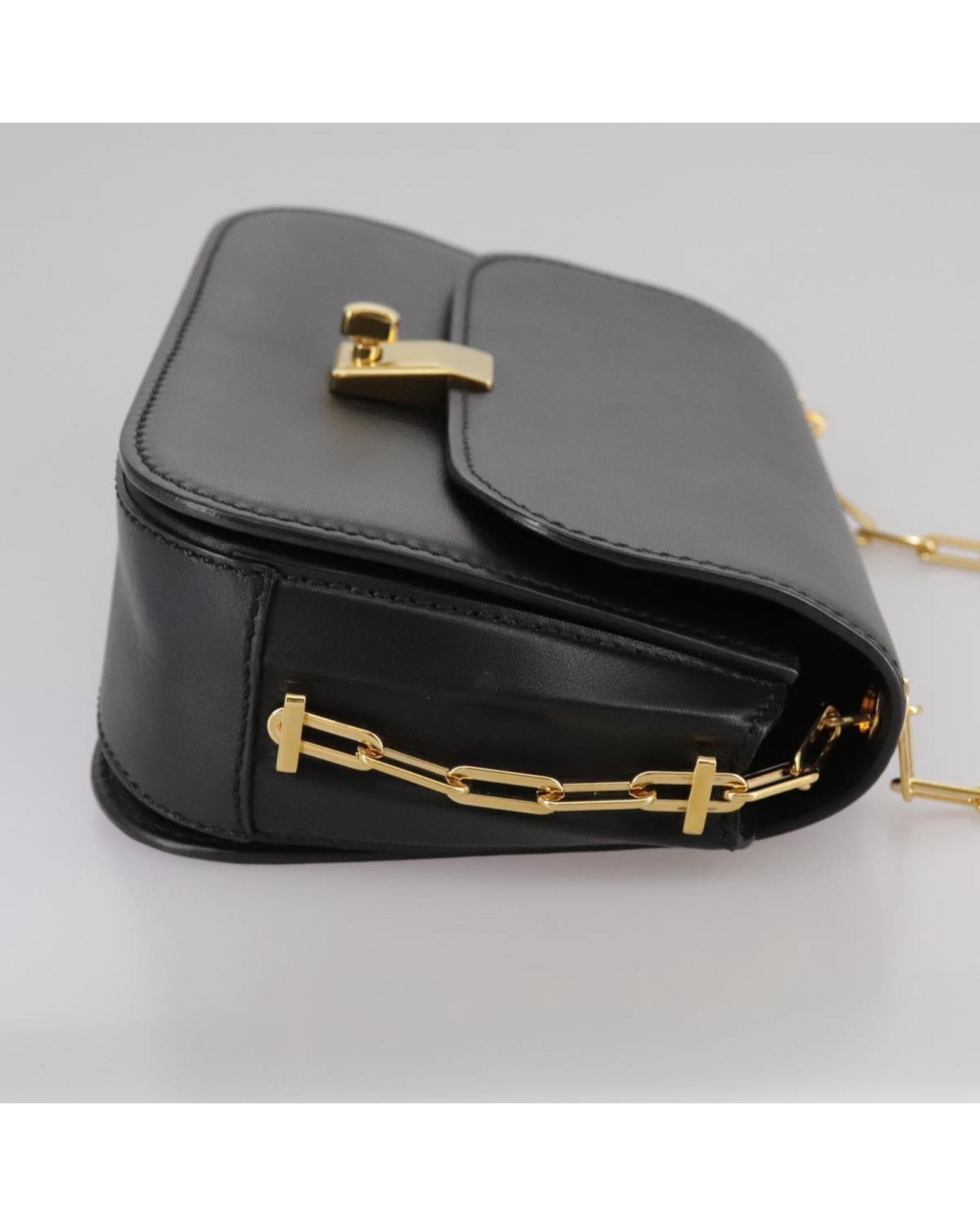 Valentino Preloved Chain Strap Shoulder Bag Wo - Black image 5
