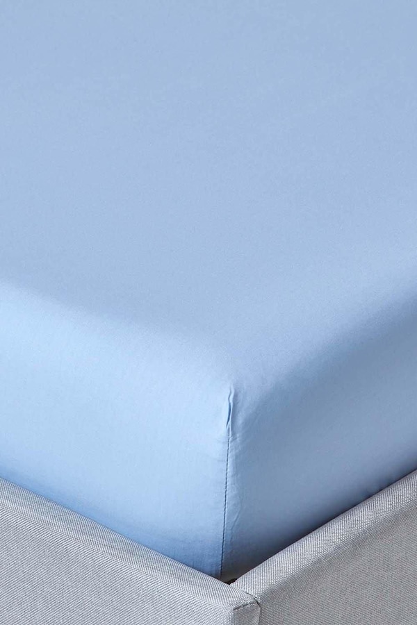 Homescapes Egyptian Cotton Fitted Sheet 12 inch 200 Thread Count