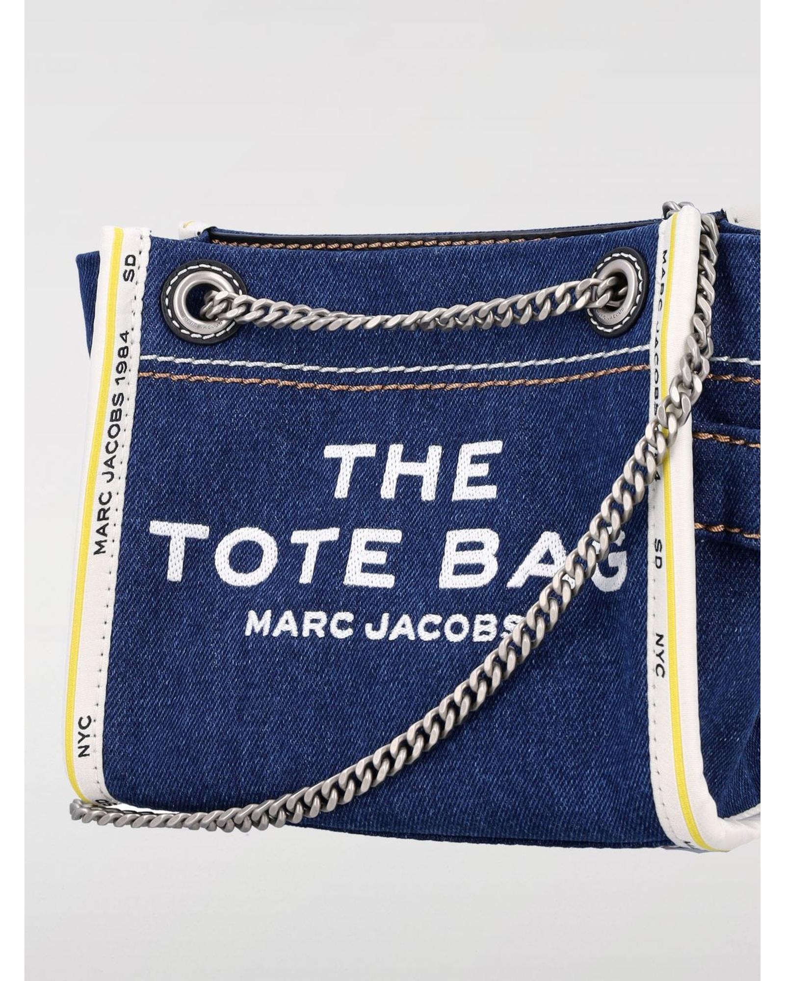 Marc Jacobs The Tote Bag Denim Chain Strap Wo image 3