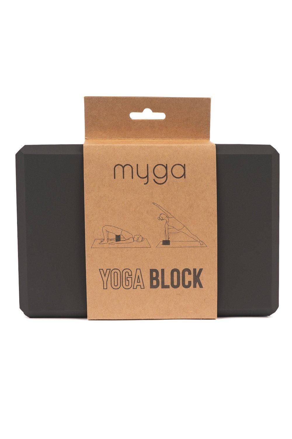 Myga Foam Yoga Block - Black image 1