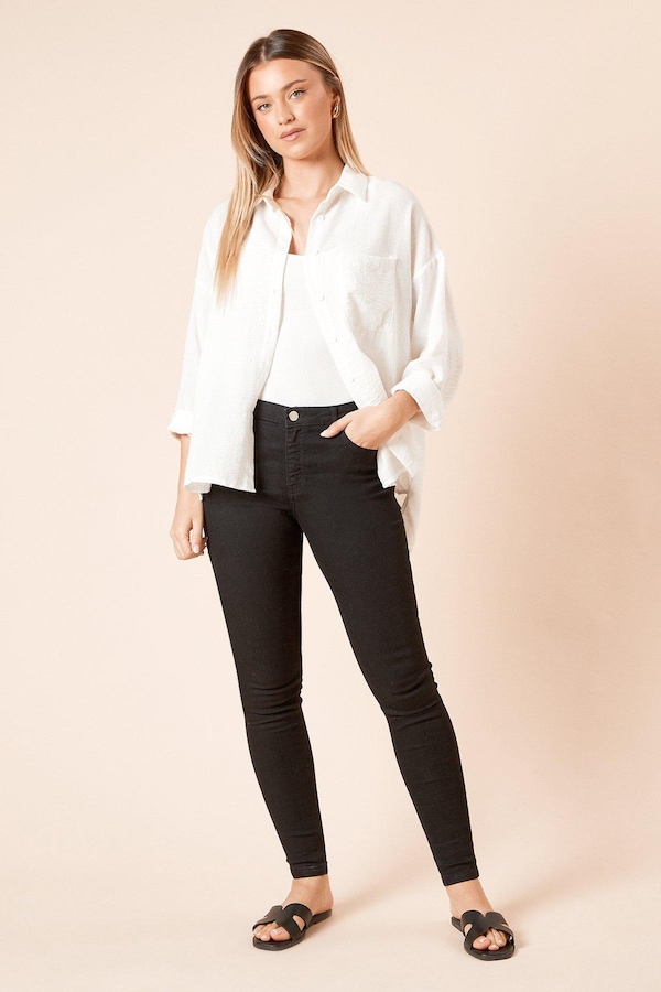 Dorothy Perkins Comfort Stretch Skinny Jeans Black