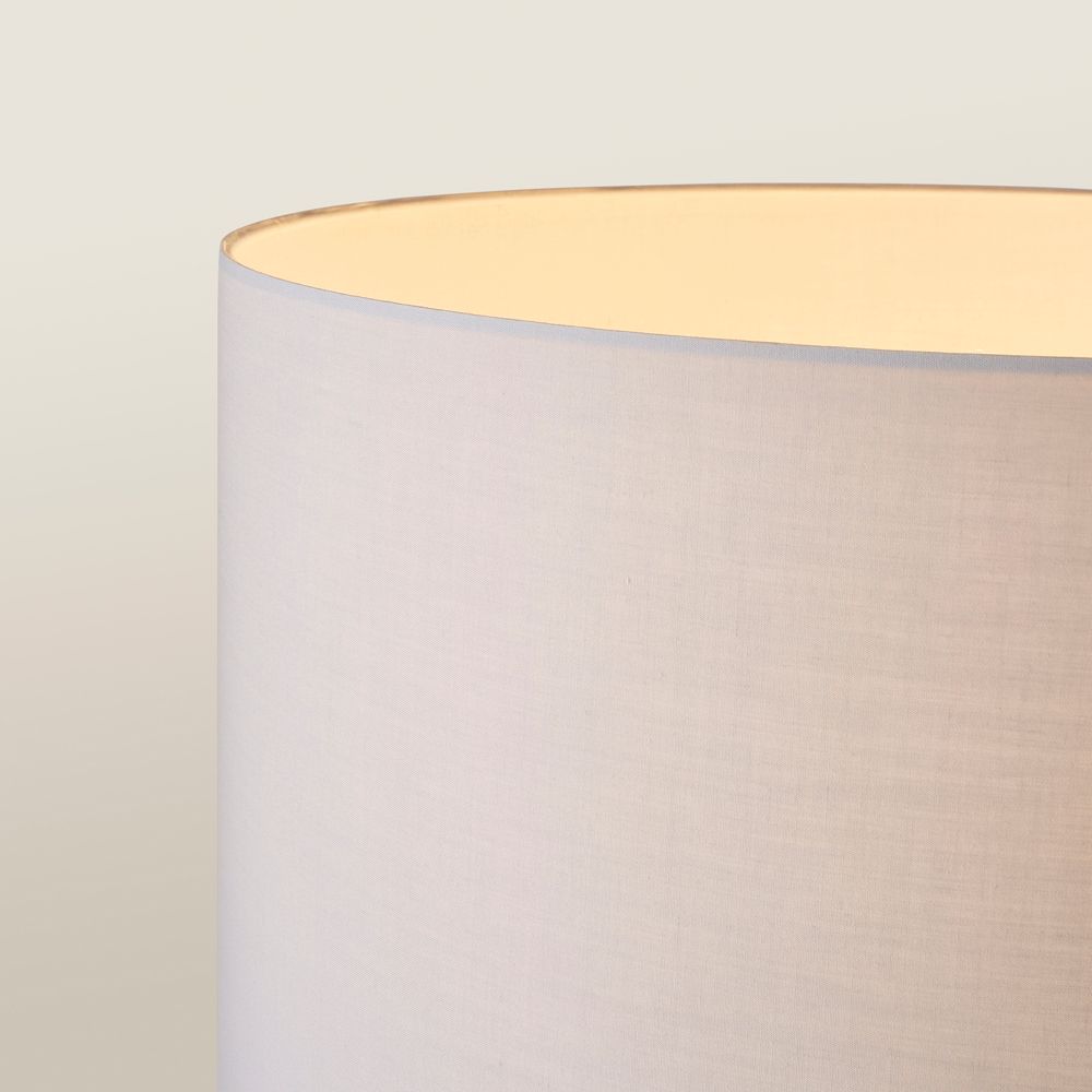 ValueLights Morrigan Natural Wood Tripod Floor Lamp with Fabric Drum Lamp Shade image 4