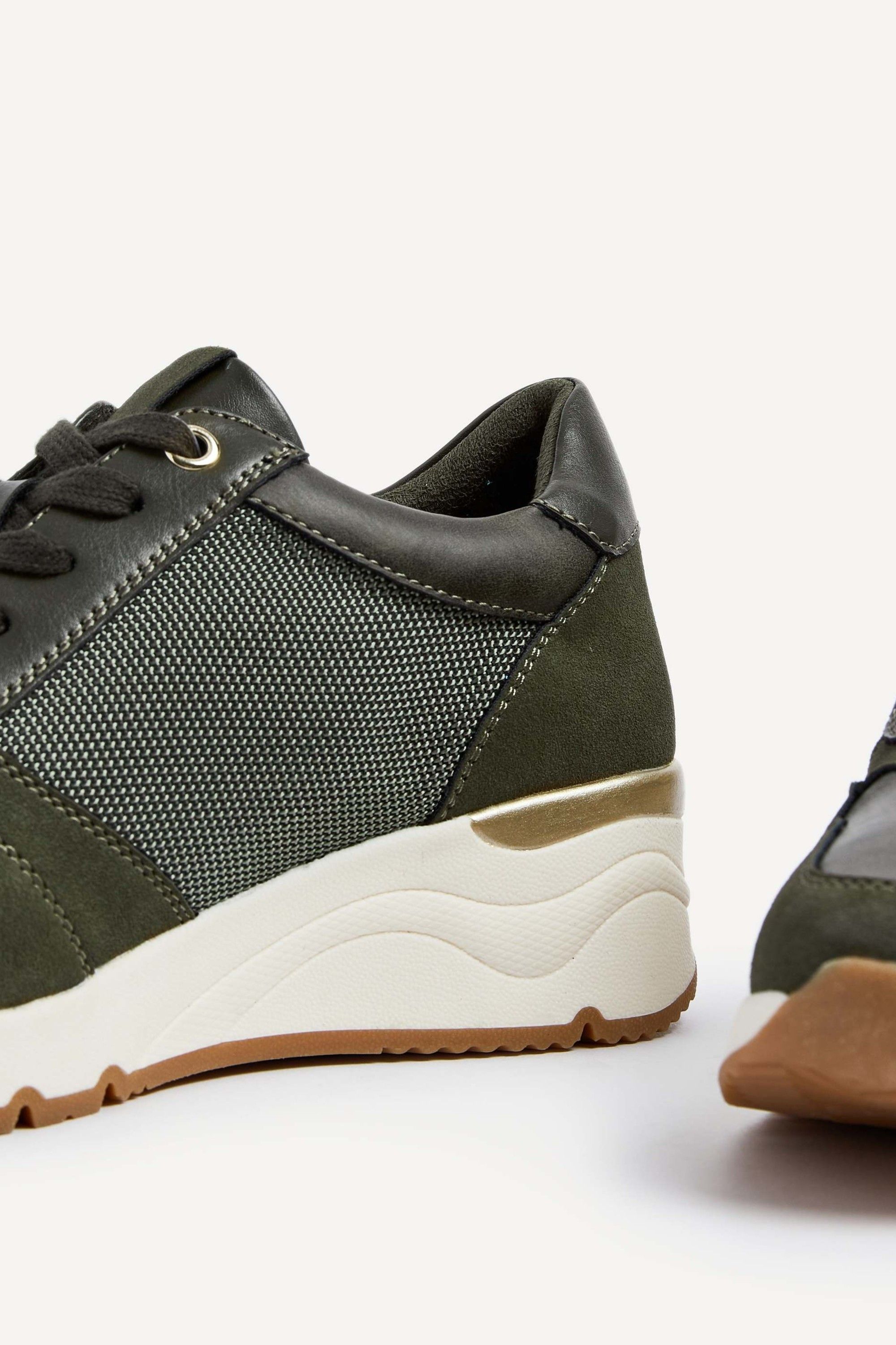 Linzi Luca Khaki Wedge Trainer image 4