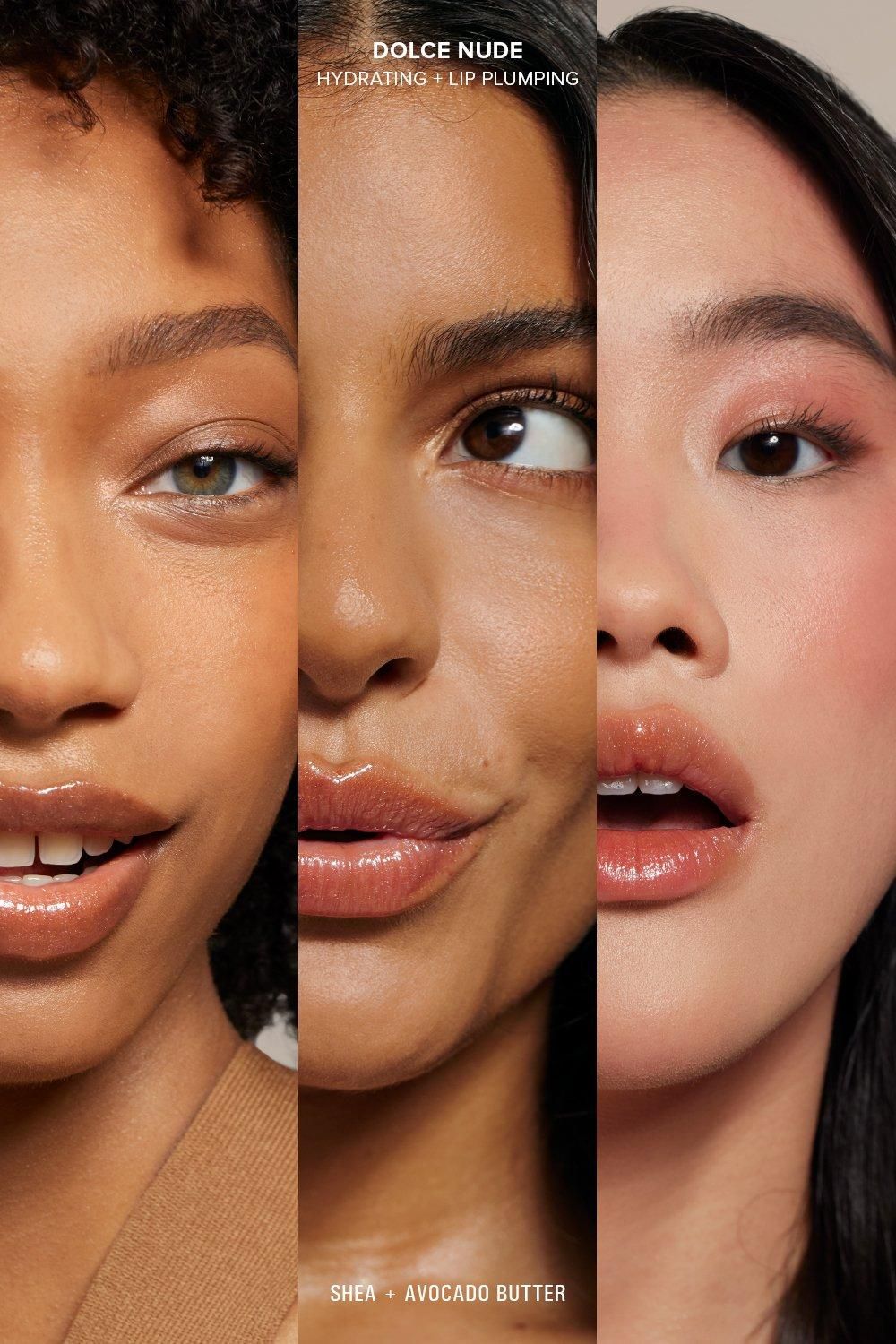 Nudestix Hydrating Peptide Lip Butter Dolce Nude image 3