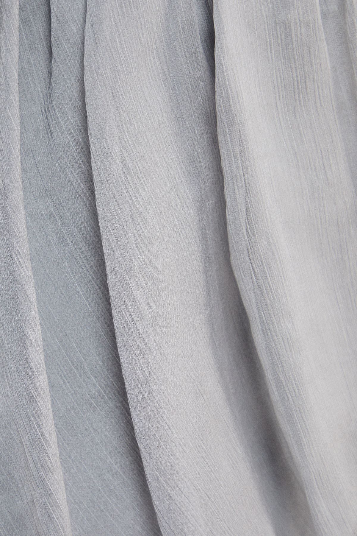 Warehouse Chiffon Bubble Hem Micro Short Grey image 5