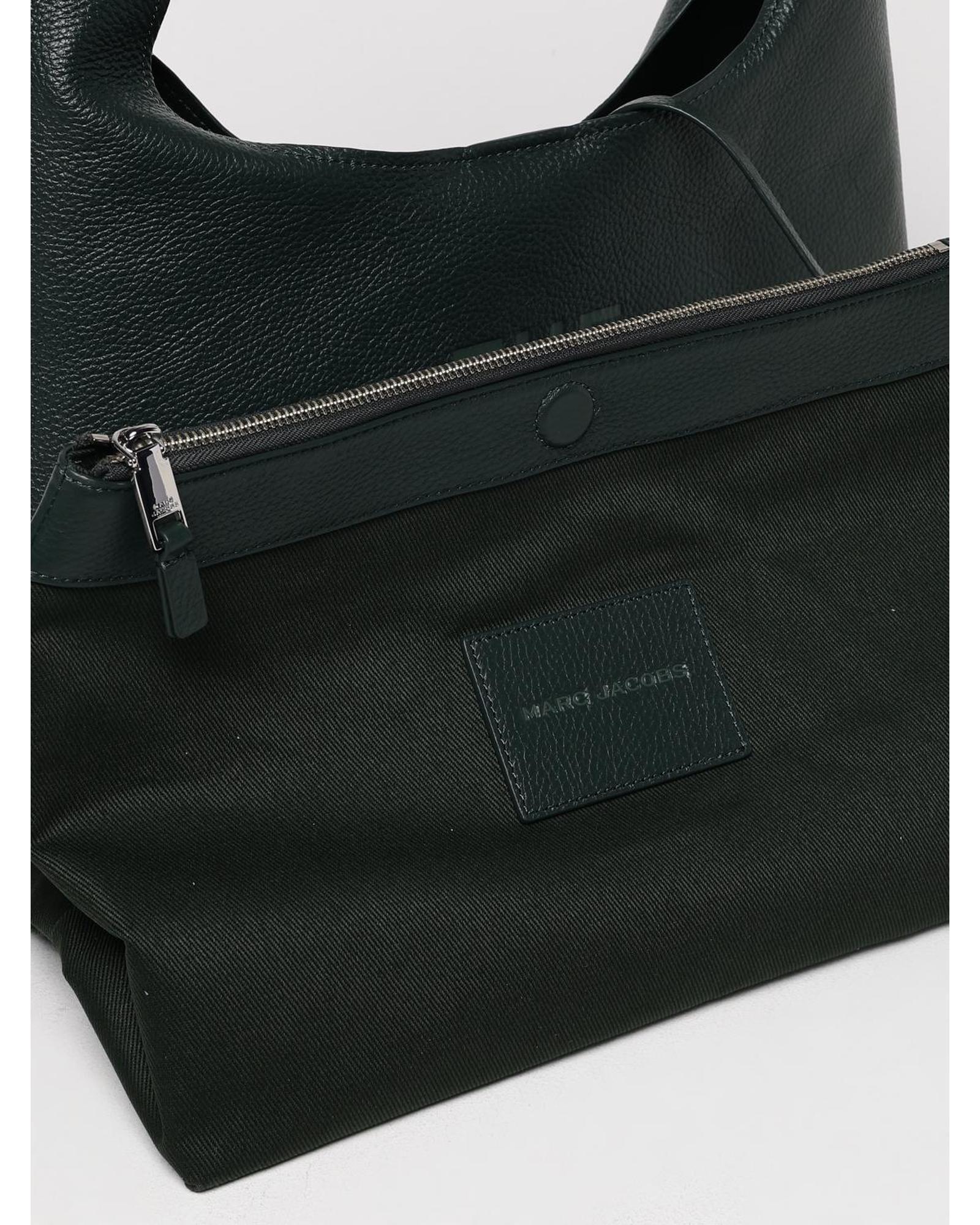 Marc Jacobs The Sack Bag Leather Shoulder Bag Wo - Green image 3