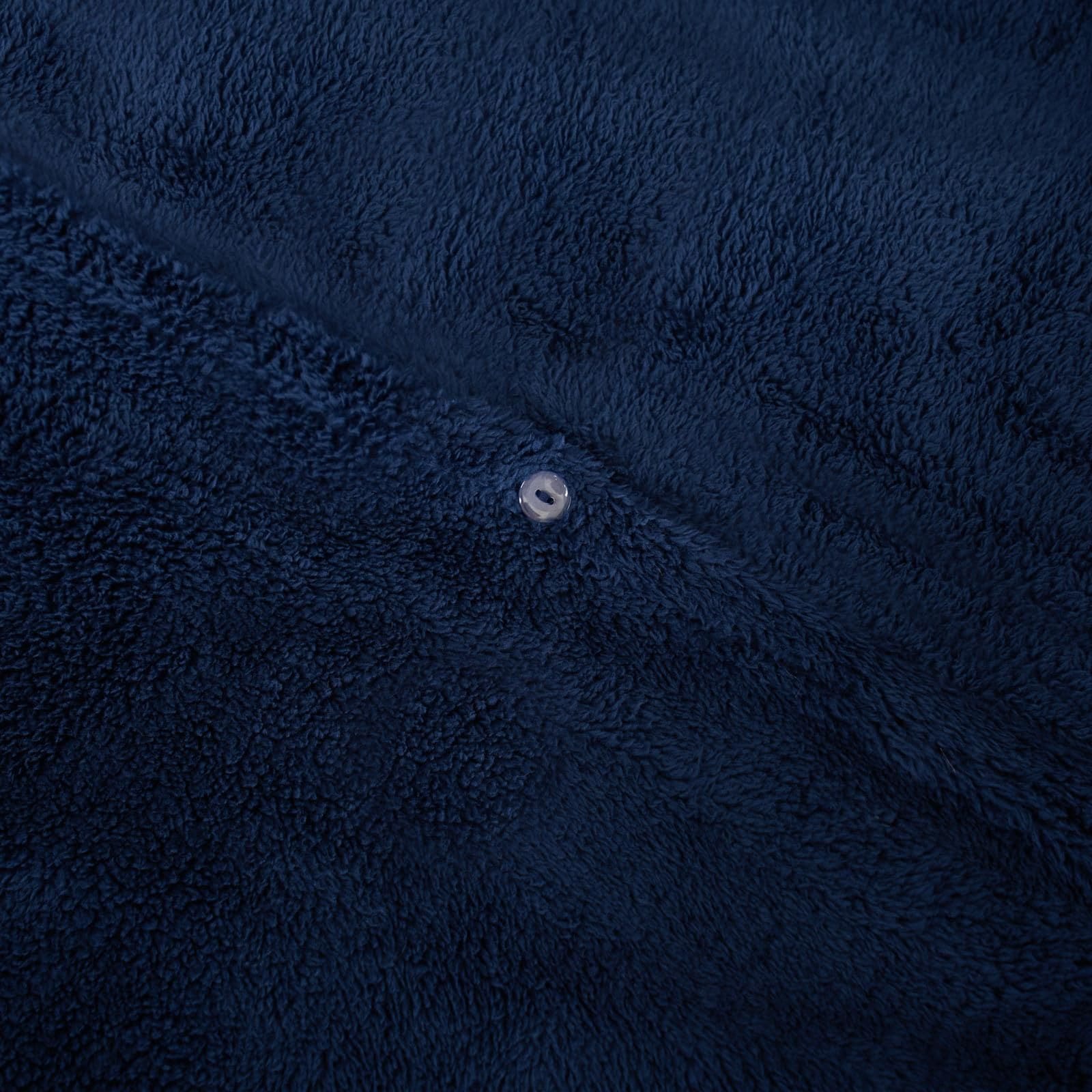 OHS Thermal Soft Teddy Fleece Duvet Cover Bedding Set image 4