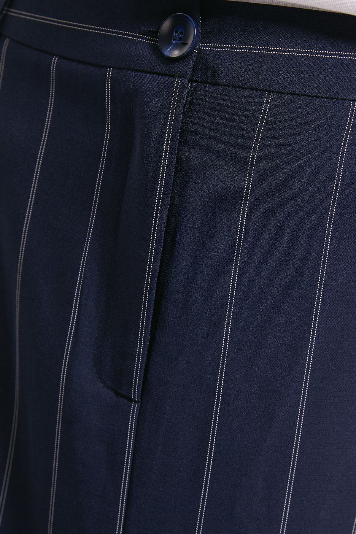 Dorothy Perkins Stripe Column Midaxi Skirt Navy image 4