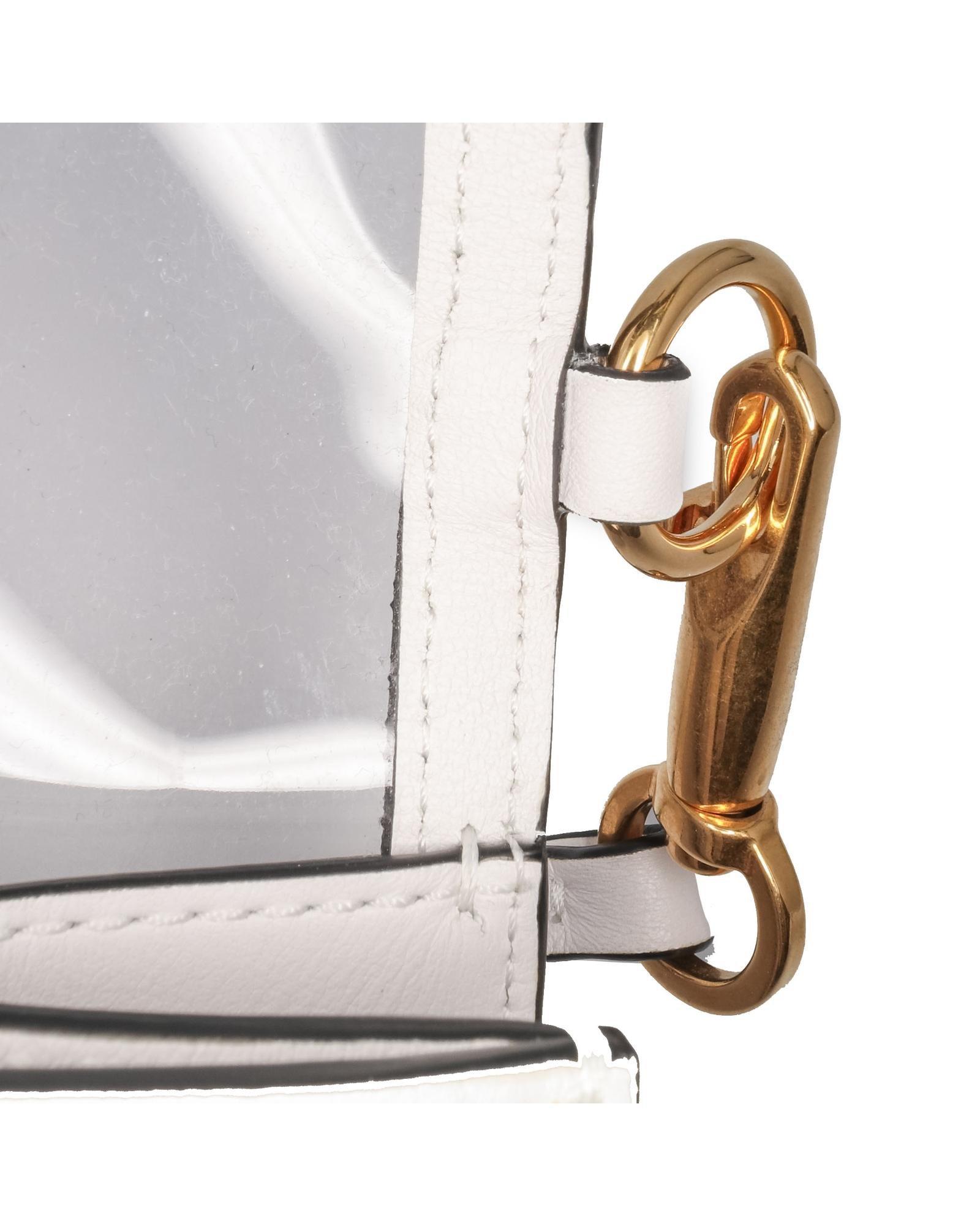 Valentino Preloved Roman Stud Shoulder Bag Wo - White Satchel image 7
