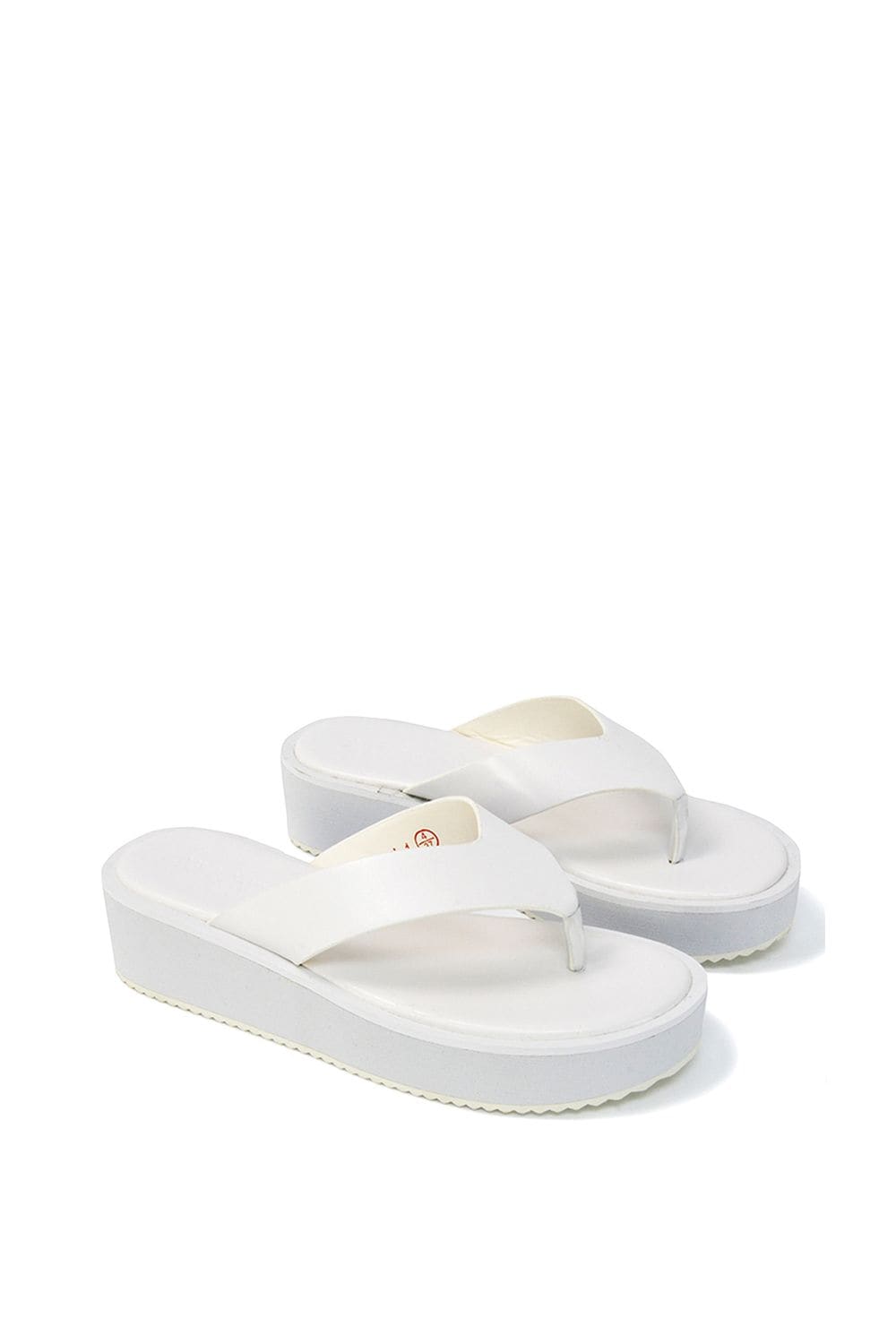 XY London 'Tammi' Thong Strap Flatform Flip Flop Sandal Slides image 3