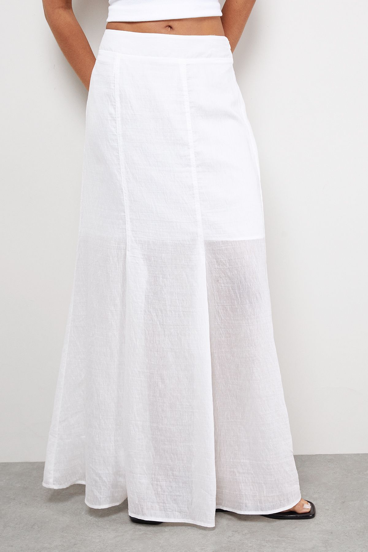RUNWAY 1.8.1.8 Runway 1.8.1.8 Floaty Maxi Skirt White