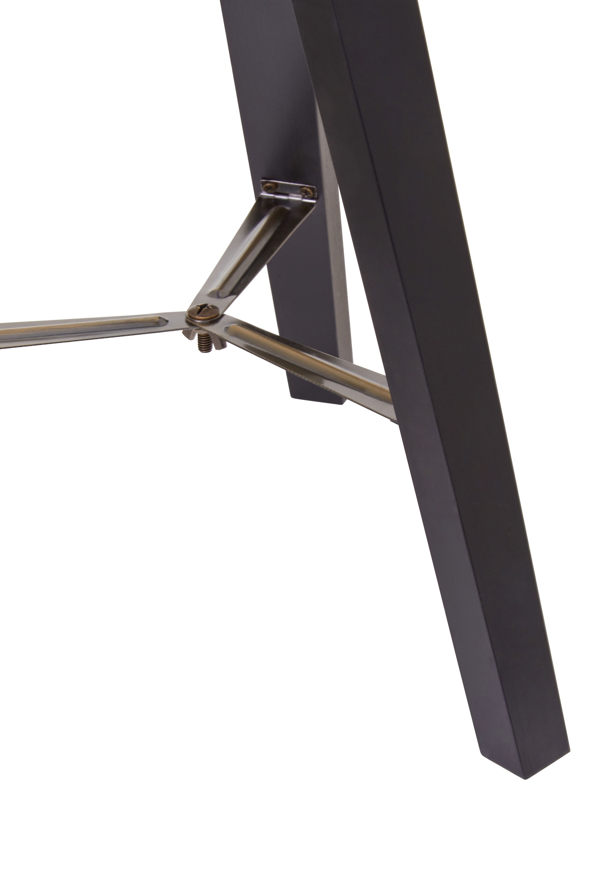 Orsina Tripod Table Lamp With Black Base, Modern White Linen Shade Table Lamp, Adjustable Height Contemporary Lamp image 5