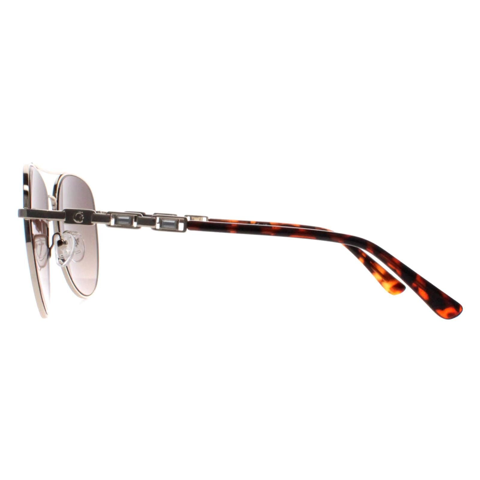 Guess Aviator Silver Brown Gradient GF6143 image 3