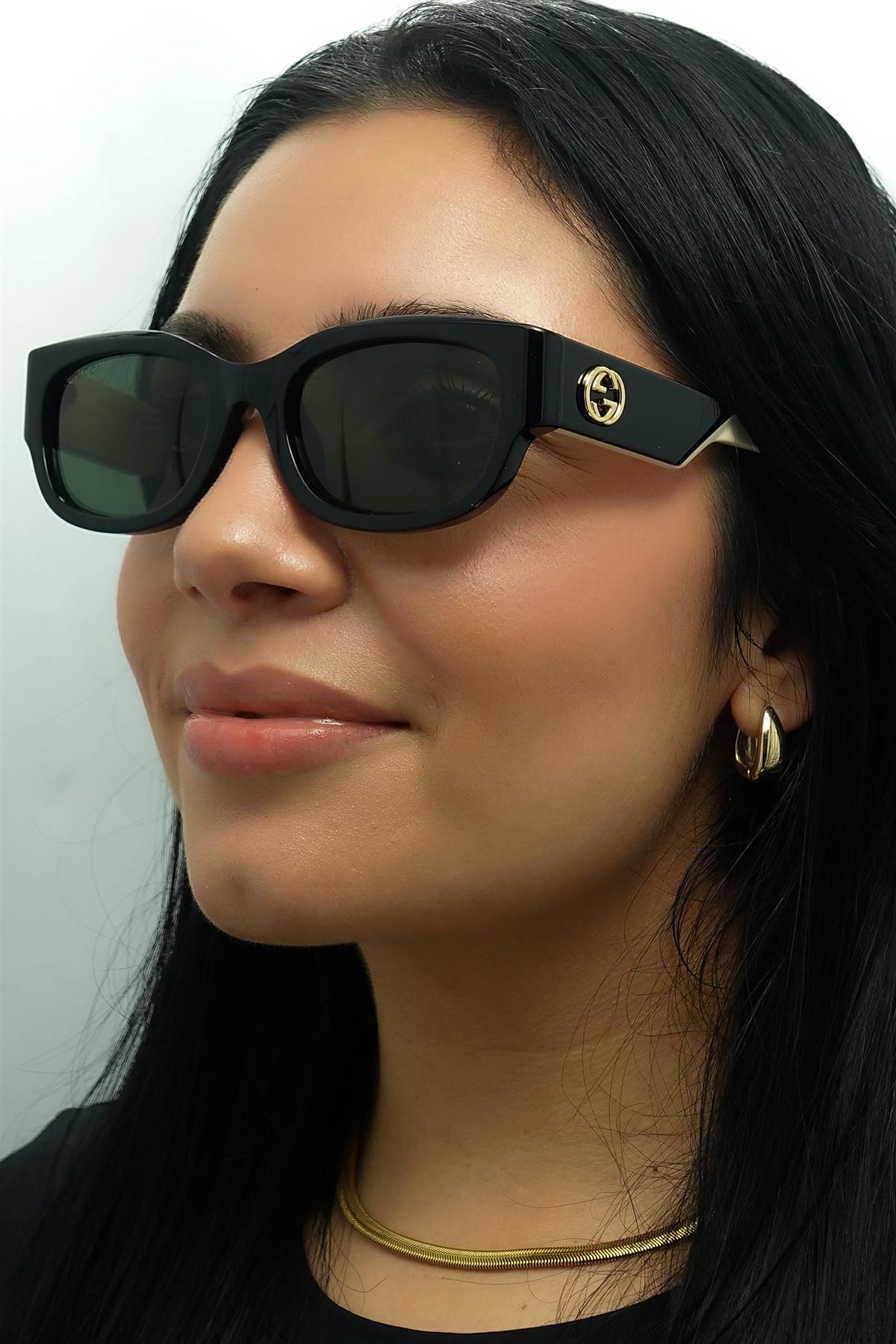 Gucci Square Black with Ivory Grey GG1667SK image 6