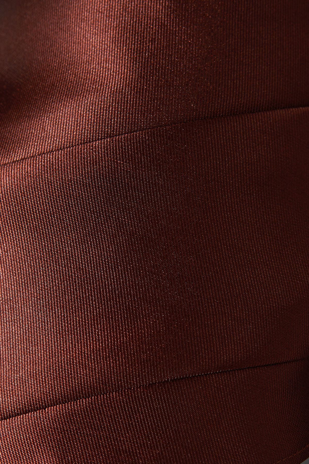 Warehouse Structured Puff Sleeve Bardot Midi Dress Chocolate image 5