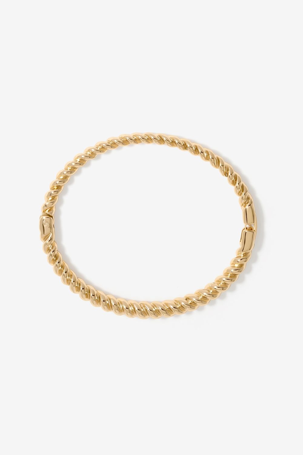 Jon Richard Gold Plated Polished Twist Bangle - Gift Boxed image 1