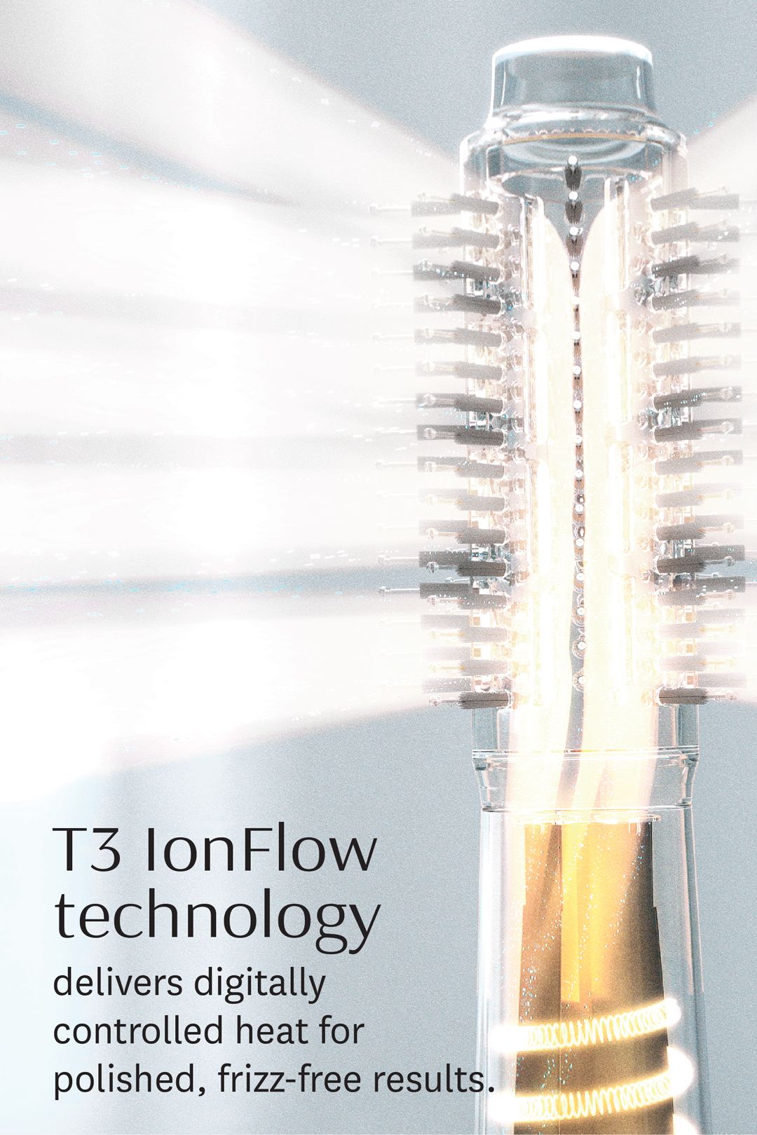 T3 AireBrush Duo Interchangeable Hot Air Blow Dry Brush Multi image 10