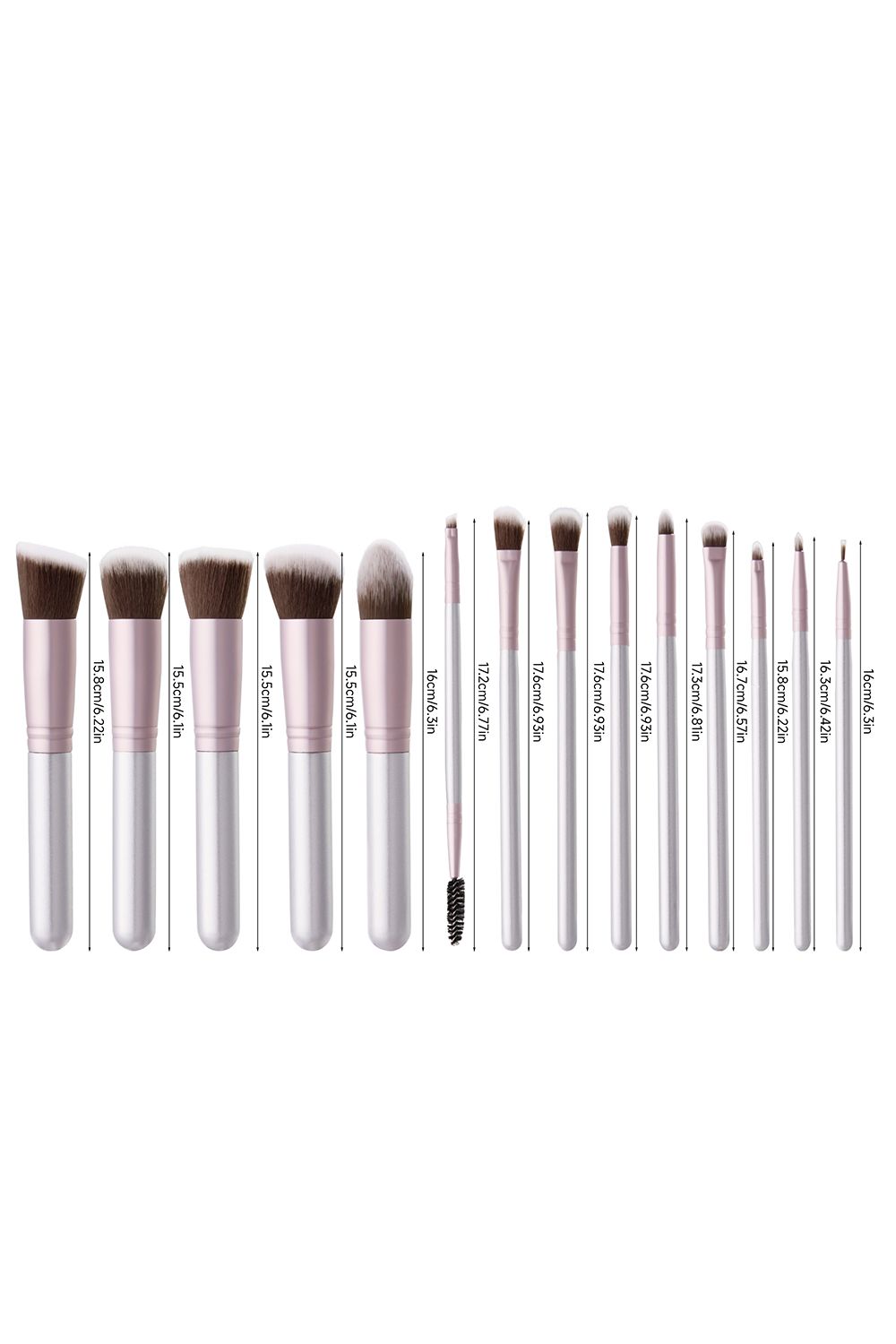 SHEONLY Set of 14 Professional Makeup Brush Tools image 5