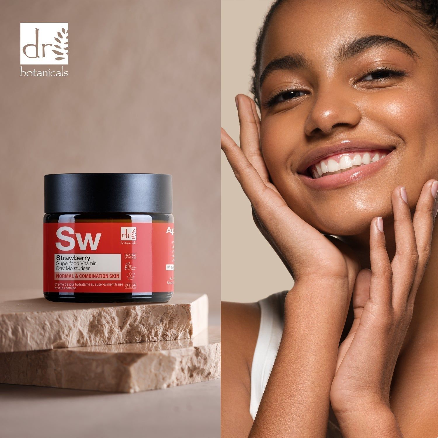 Dr. Botanicals Strawberry Superfood Vitamin C Day Moisturiser 60ml image 5