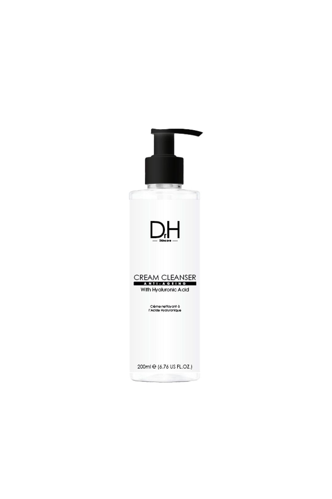 Dr H Cream Cleanser with Hyaluronic Acid 200ml image 1