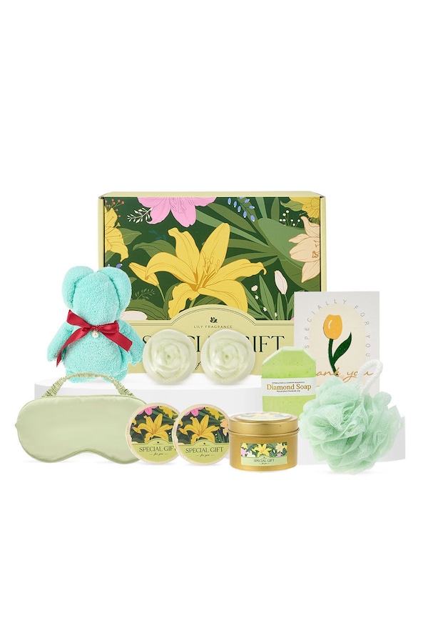 Living and Home Lily-Scented Spa Bath Gift Set