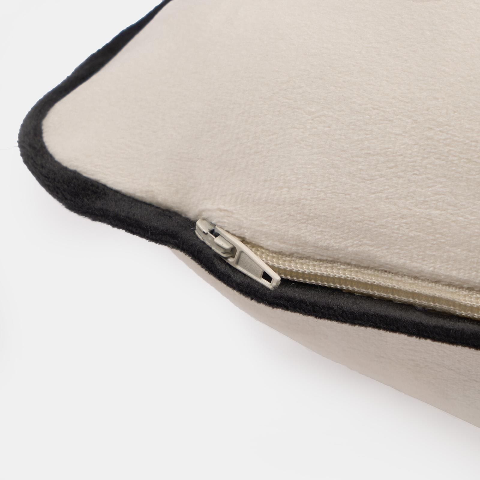 OHS 2 Pack Matte Velvet Piped Filled Cushion Covers Home Decor Set image 4