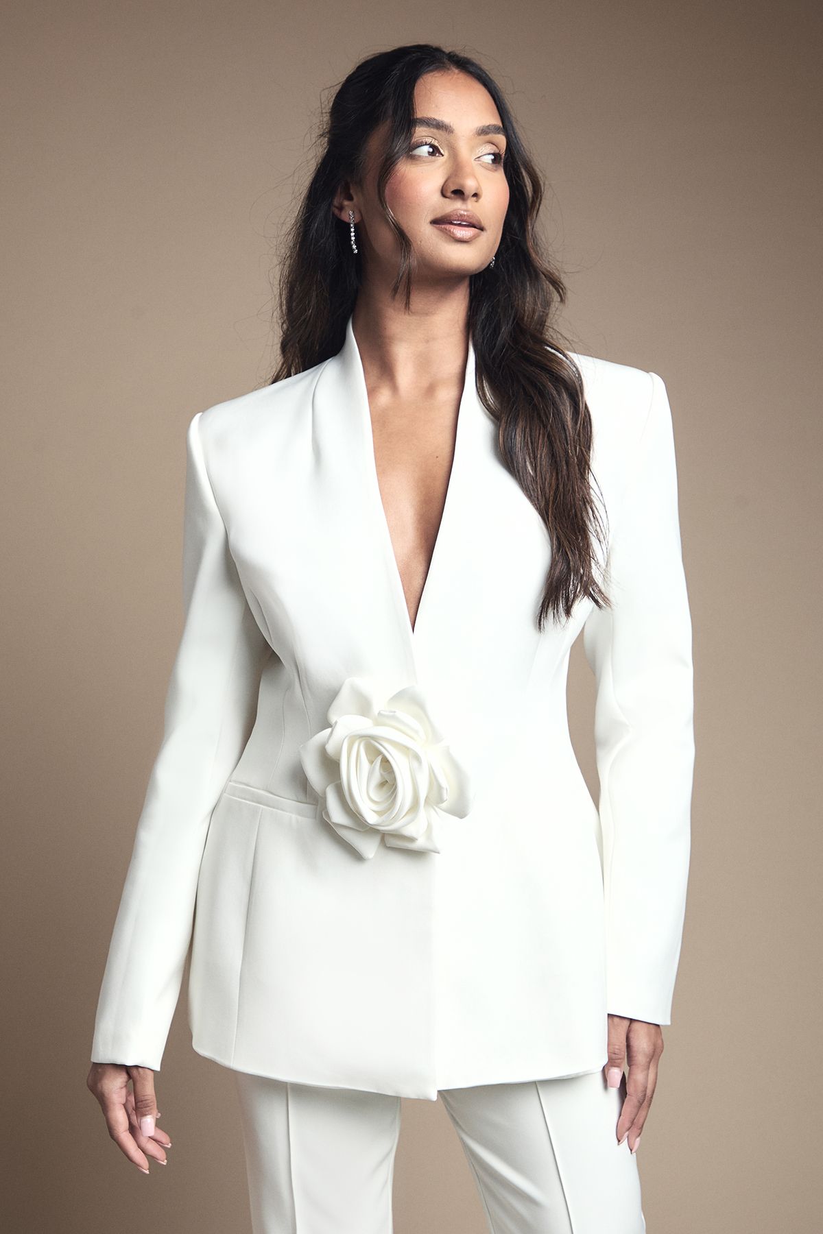 Coast Bridal Edge To Edge Corsage Blazer Ivory image 1