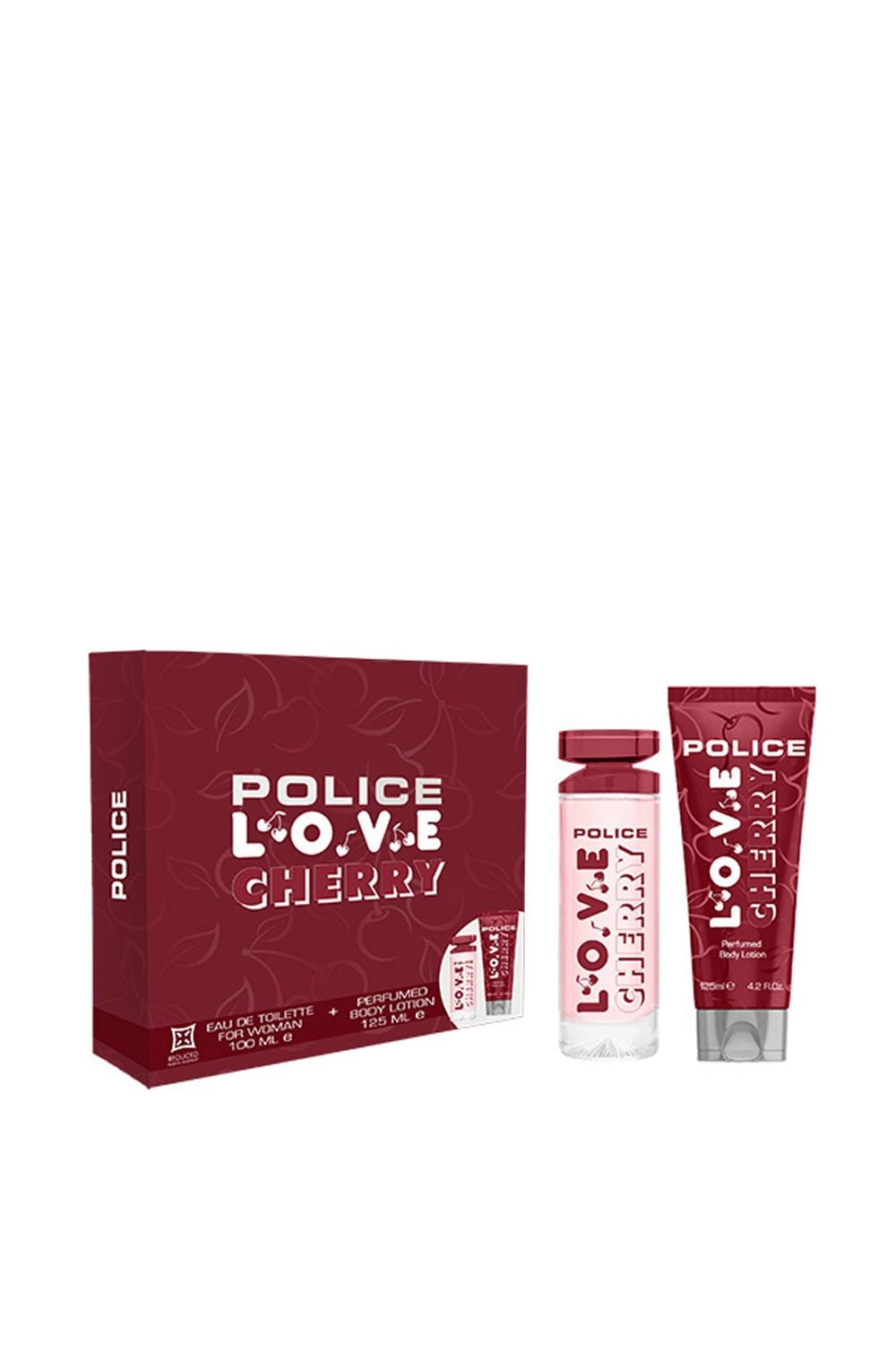 Police Love Cherry Woman Eau De Toilette 100ml and Body Lotion 125ml Gift Set Misc image 1