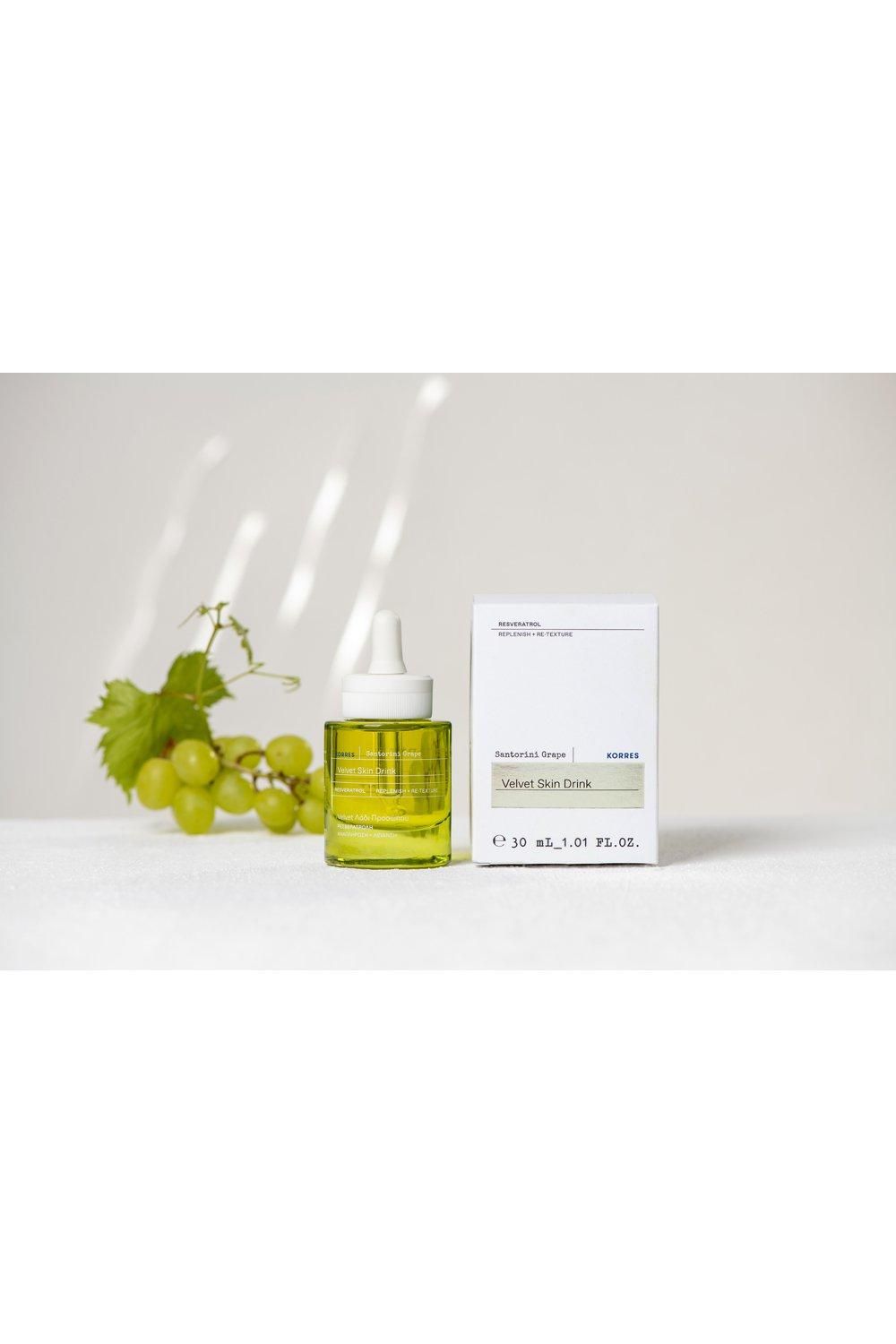 Korres Santorini Grape Velvet Drink Clear image 6